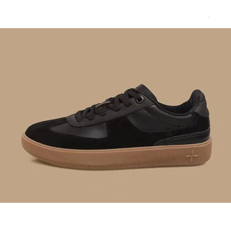 DARSII Genuine Leather Men Women Training Shoes Autumn New Non Slip Wear Resistant Flat Breathable Casual Commute Versatile