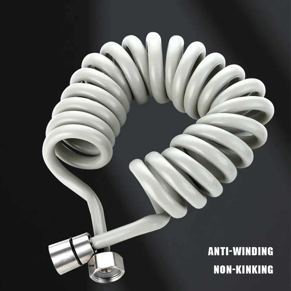 2/3/5m ible Spring Shower Hose Tube Toilet Bidet Shattaff Sprayer Telephone Line Hose Plumbing For Bathro Accessories Y251107