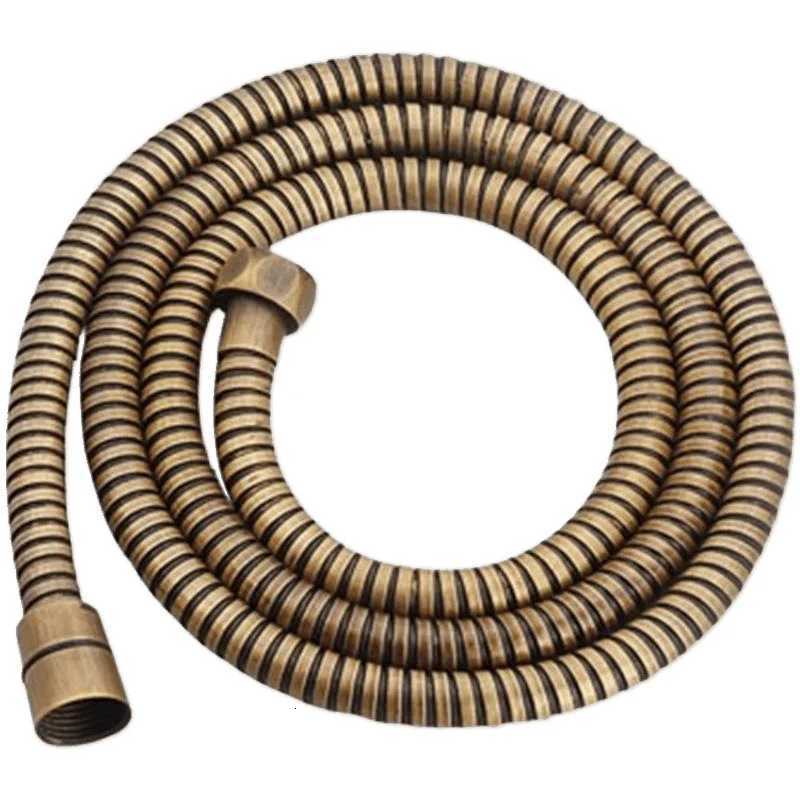 Antique Brass Stainless Steel ible Shower Hose Long Bathro Shower Water Hose Extension Plumbing Pipe Pling Tube Y251107