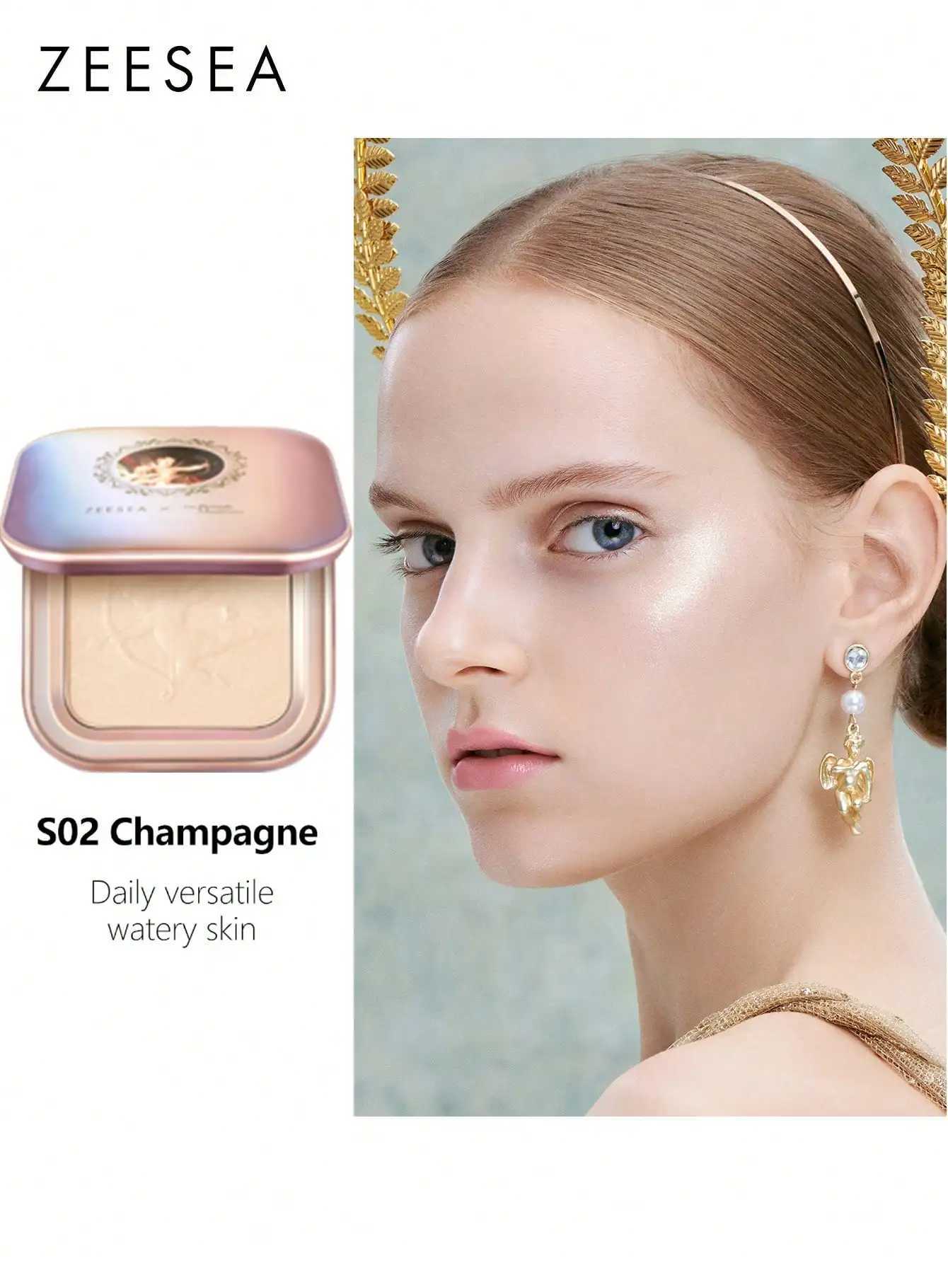 Zeesea Highlight Pressed Powder Makeup for WomenXJ250407