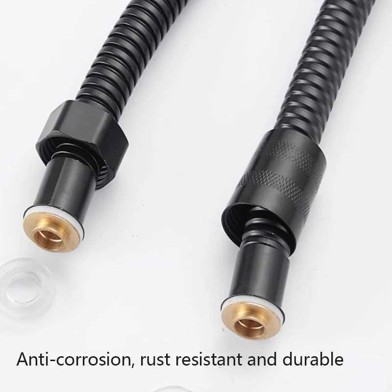 ible Stainless Steel Plumbing Hose Shower Tube ible Bathro Pipe Bath Accessories Y251107