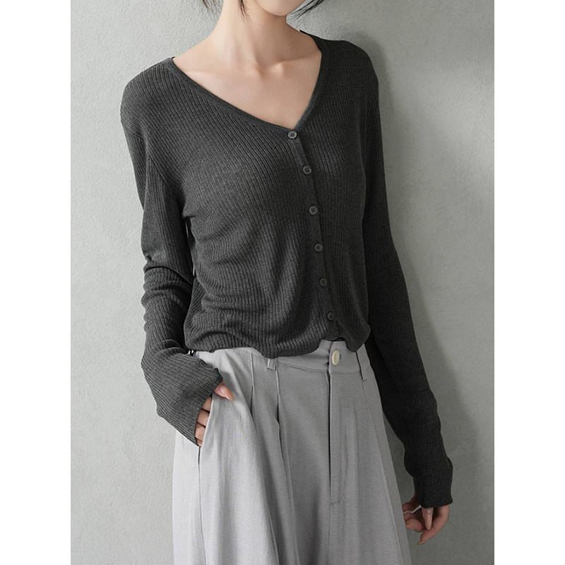 L11074 Women's Winter Cardigan Sweater Top