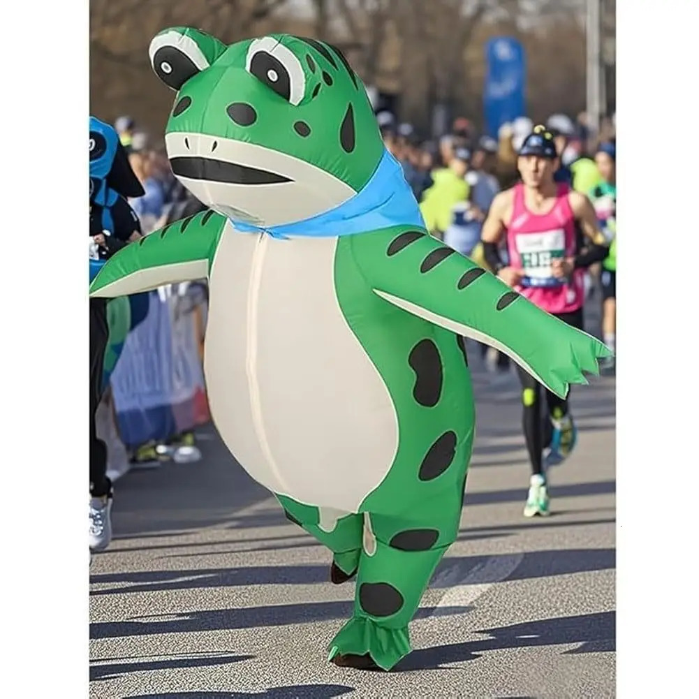 Inflatable clothing - Adult frog - Full-body luxurious and funny inflatable costume - Mens and womens - Halloween 251106 - view 4