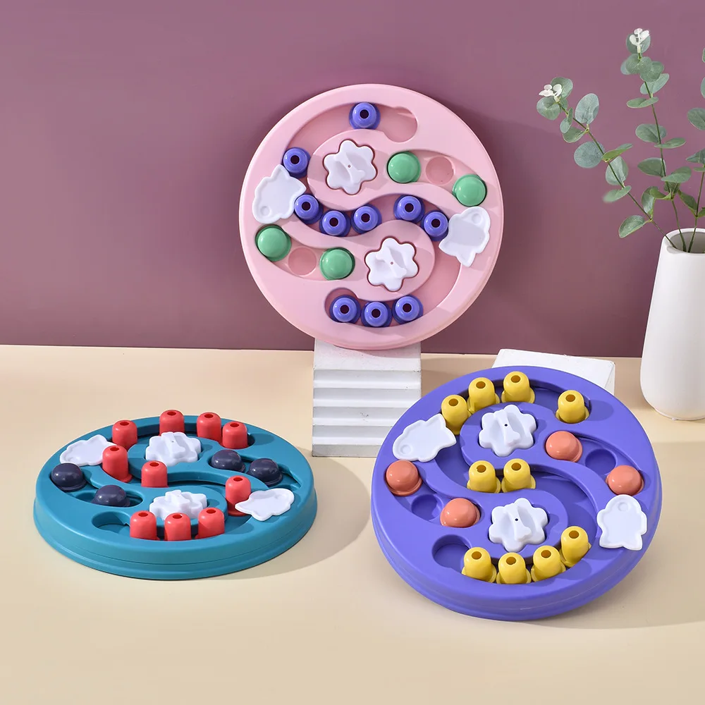 Slow Feeder Interactive Increase Puppy IQ Food Dispenser Slowly Eating NonSlip Bowl Pet Cat Dogs Training Game Dog Puzzle Toys