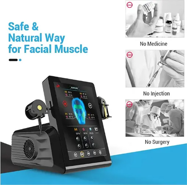 Portable Spa Electric Magnetic Facial RF Lifting Face Anti Aging PEface Face Contouring Machine