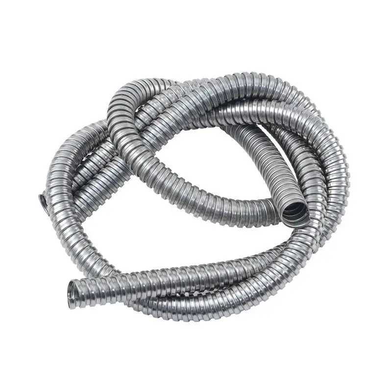 eter 4/6/8/10/13/16/20mm 304 Stainlesss Steel Corrugated Pipe Wire Line Cable Conduit Protect Hose Tube Y251107