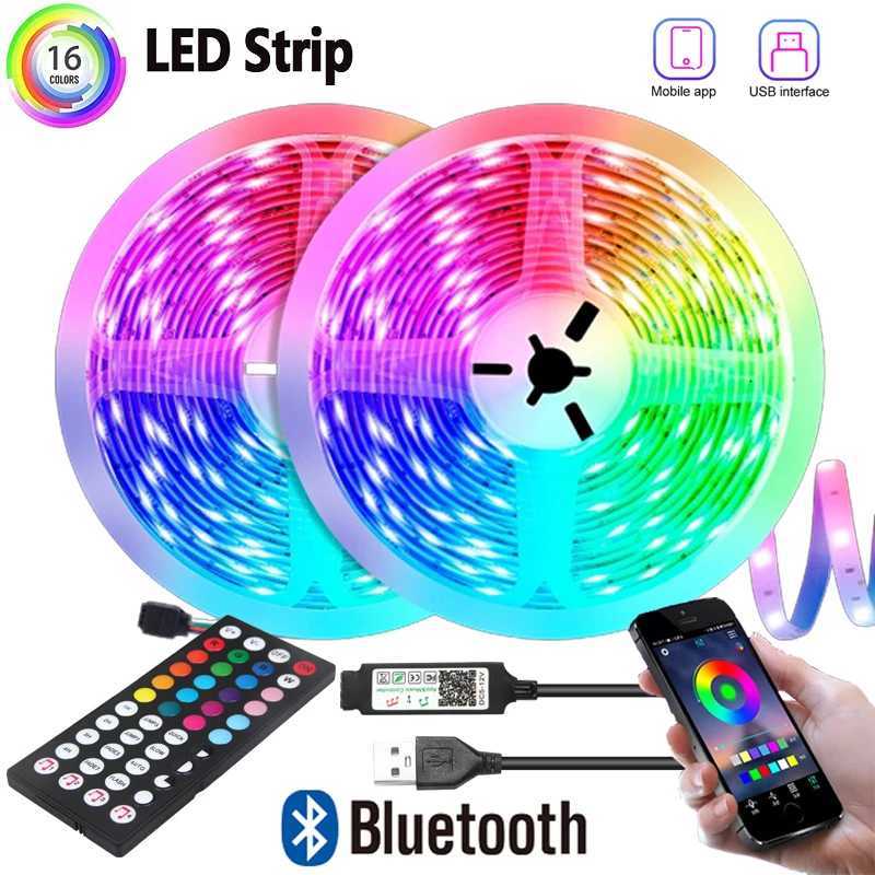 5M 10M 15M 20M 30M Led Strip Rgb 3535 5V Room Light Tv Backlight Led Magic Home Bluetooth Controller Luces Led Lighting Bar W251107