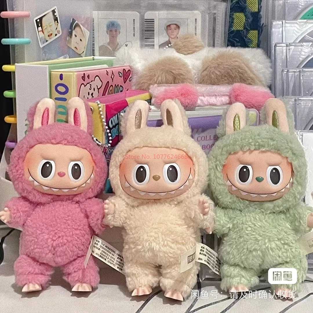 2024 New Ordinary Style Blind Box Labubu Monsters Exciting Macarons Series Toys Cute Action Animated Characters Dolls Childrens Gift ToysT250407