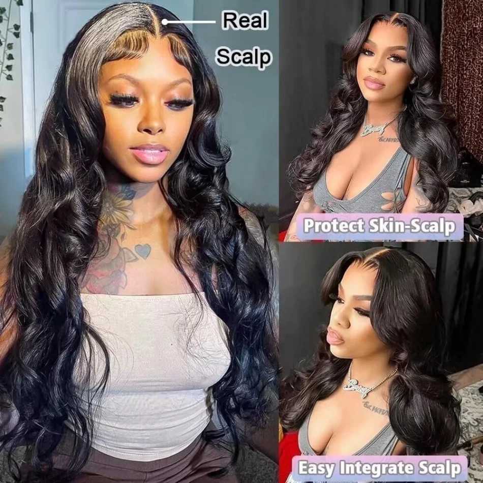 V Part Wig Human Hair Wear And Go Glueless Body Wave Black Brazilian Wigs 100 Human Hair For Women 220 Density 30 Inch No Lace W251107