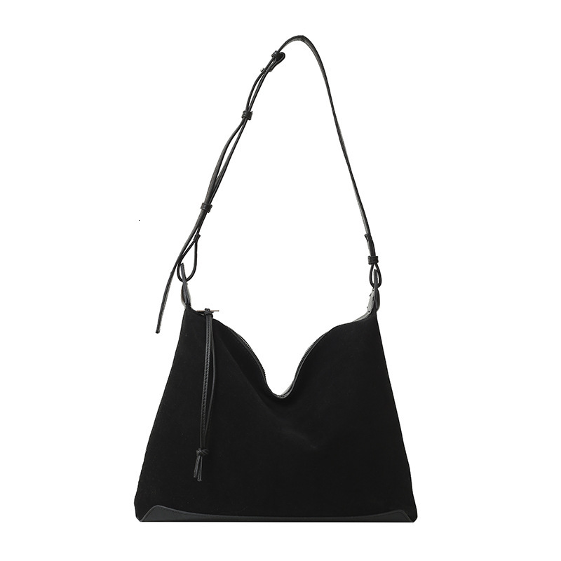 2025S Designer Women S Bag Lazy Style Armpit Frosted Suede New Autumn And Winter Shoulder Simple Women S Large Capacity Commuting Tote Bag