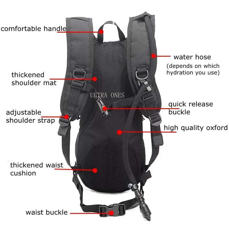 Outdoor Backpack Tactical Combat Training 3L Bladder Bags Hunting Hiking Mountaineering Water Bag