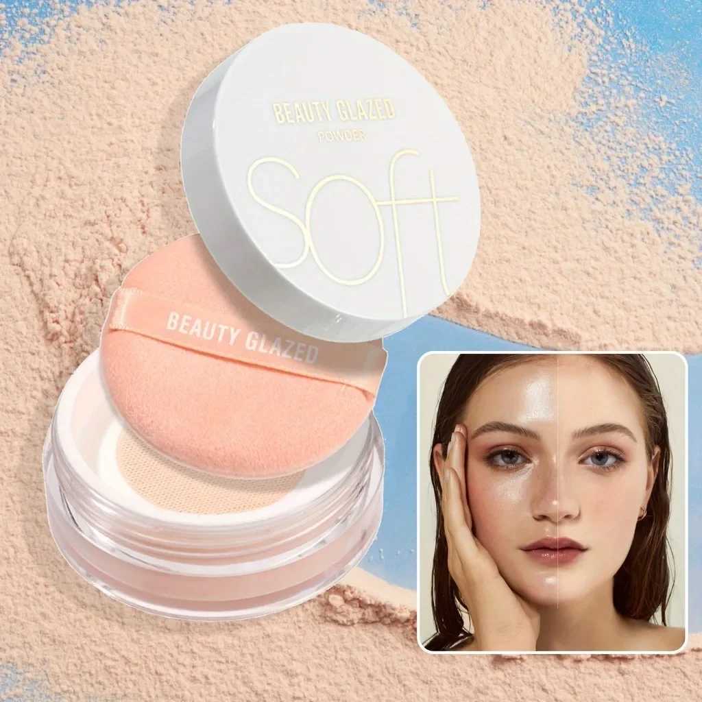 4 colors smooth and lightweight natural matte powder waterproof loose powder sweat resistant matte surface without glossXJ250407