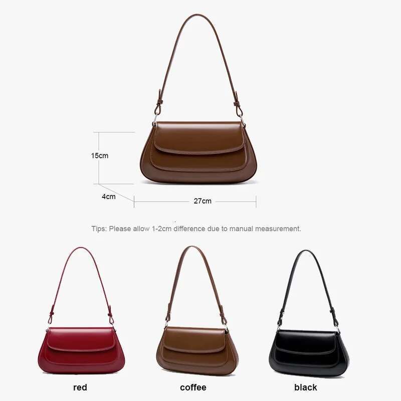 Wholesale Women Saddle Lady Split Leather Fashionable Underarm Shoulder Bag Female Crossbody Messenger Armpit Handbag