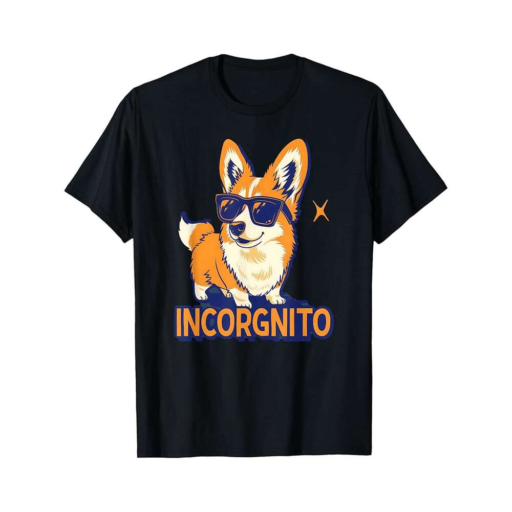 Designer T shirt Incorgnito - Funny Welsh Corgi Owner Dog Lover - 220g Tshits