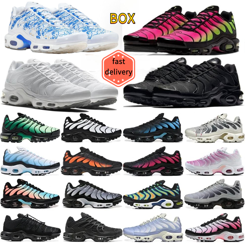 Tn Tnss Plus Chaussure Tn3 Designer Running Shoes plus size Sneakers Men Women Triple White Atlanta Black Red Coquettish Purple Breathable Outdoor Sports EUR 36-49