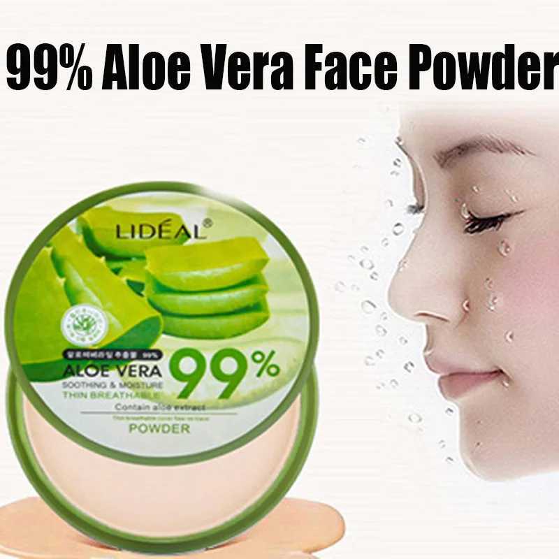 99% aloe facial powder smooth powder waterproof breathable and moisturizing makeup concealer bright foundation make-upXJ250407