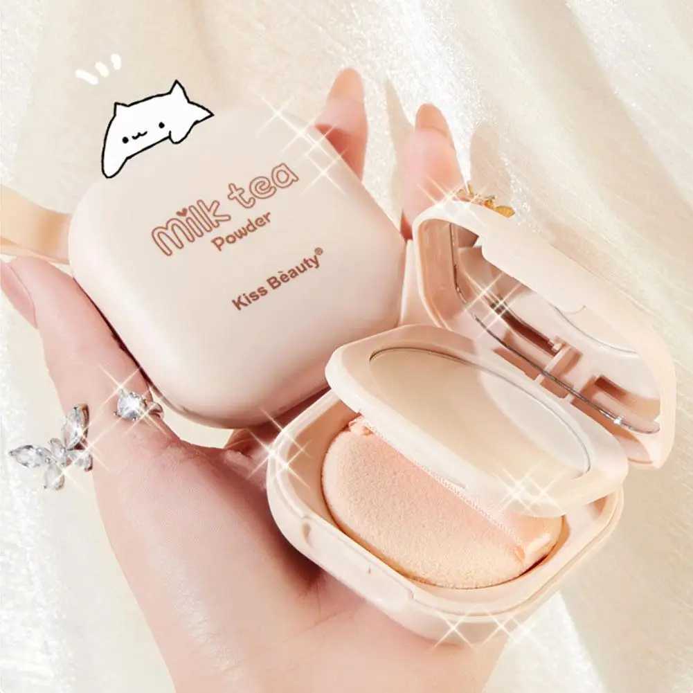 Korean loose powder full bright concealer mineral facial basic cosmetics durable powder compaction powderXJ250407
