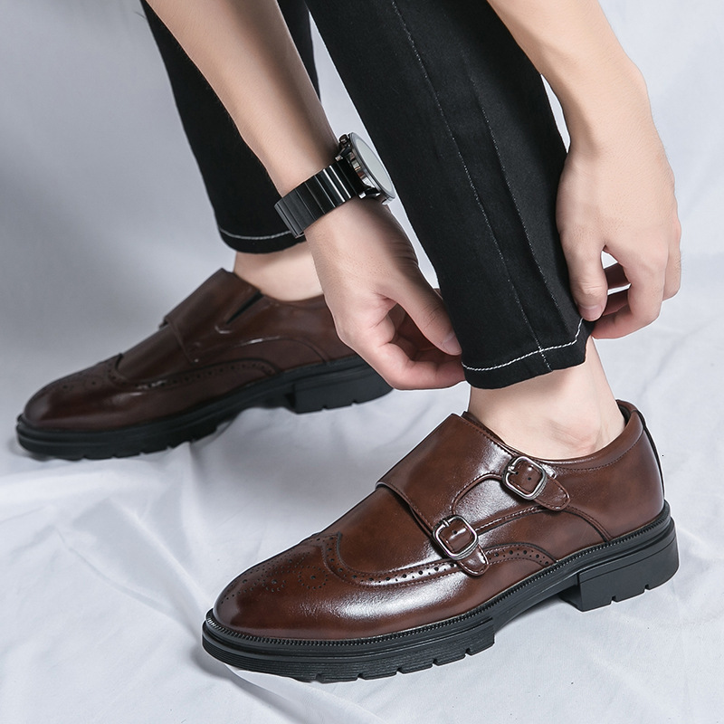 Men Casual Shoes Breathable Leather Loafers Business Office Shoes For Men Driving Moccasins Comfortable Slip On Tassel Shoe 240615