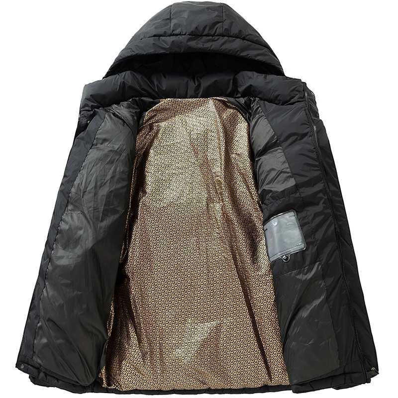 Winter Man Windproof Casual Hooded Jacket Men Thicken Puffer Outdoor Fashion Jacket Coat Man Couple Loose Work Parka WindbreakerT251107