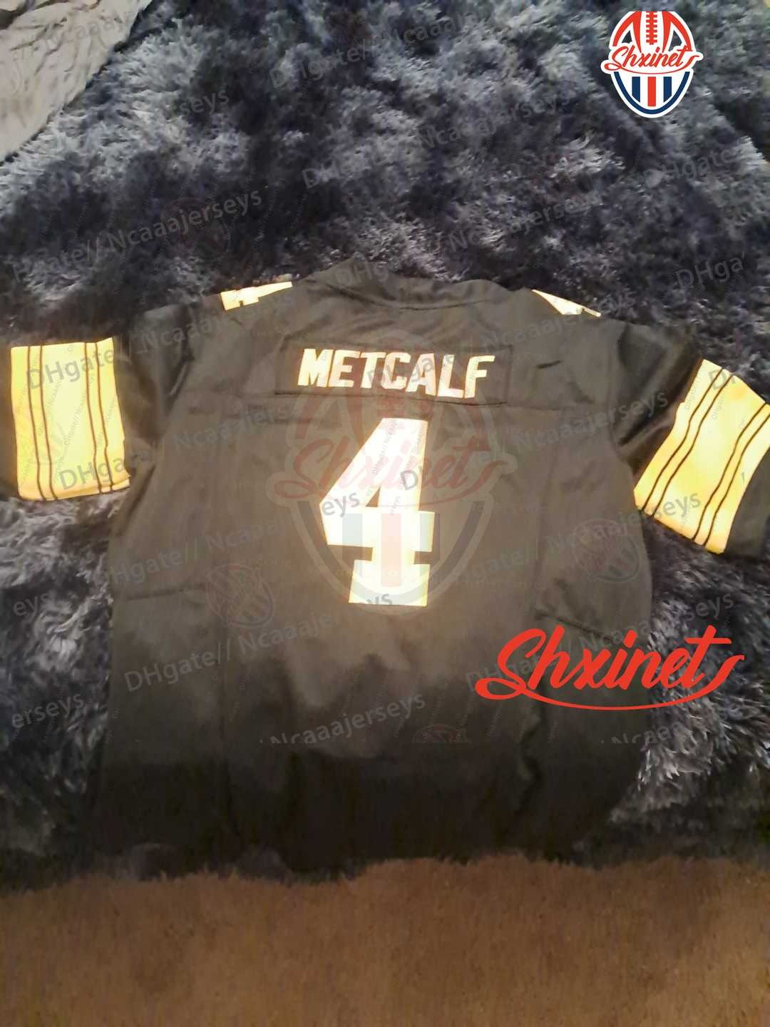 Personalized 8 Aaron Rodgers Will Howard Custom Football Jersey Metcalf WATT Fields Fitzpatrick Wilson Stitched Letter Number Design333