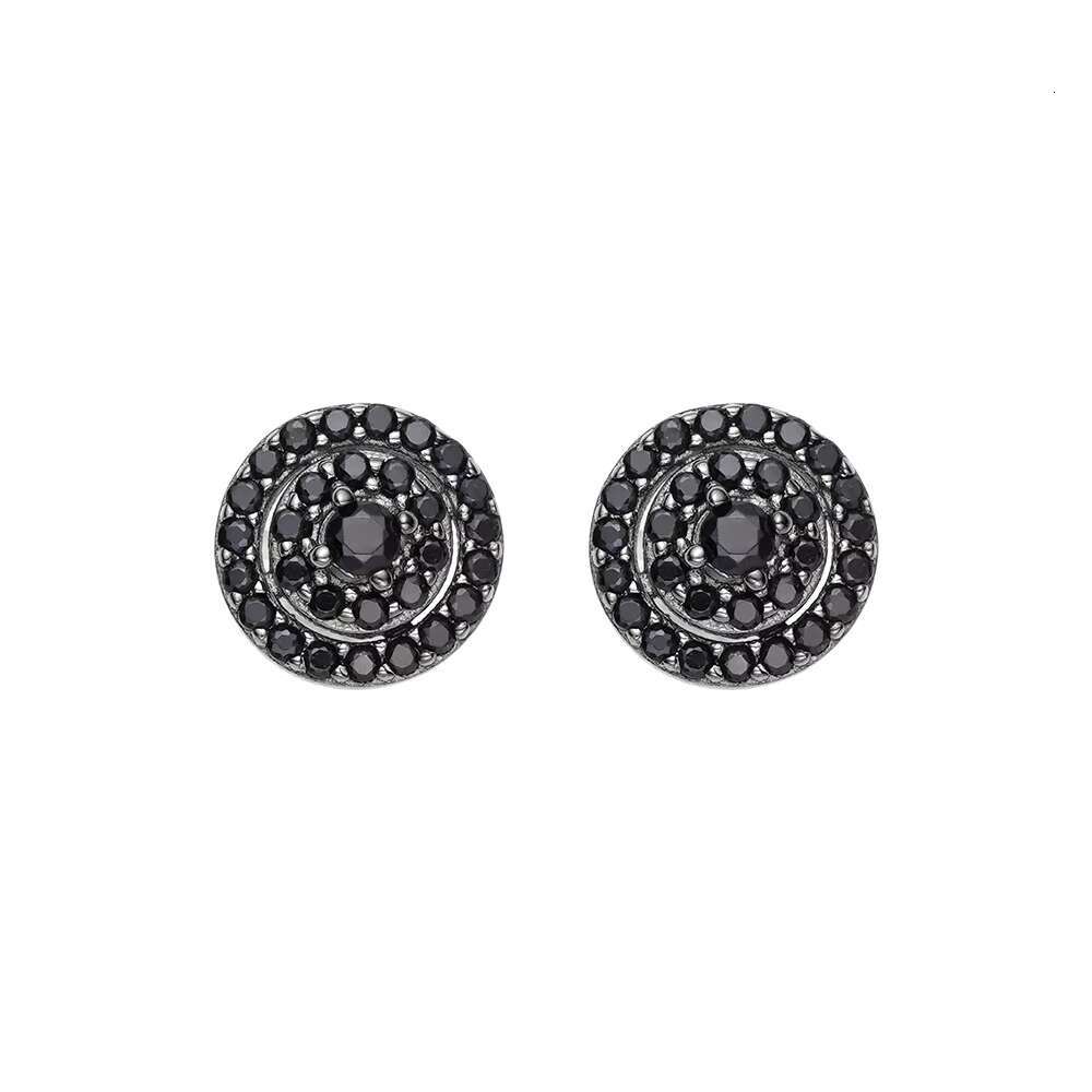 2024 New Minimalist 925 Sterling Silver 18K Gold Plated Hypoallergenic Iced Out Zircon Moissanite Stud Earrings