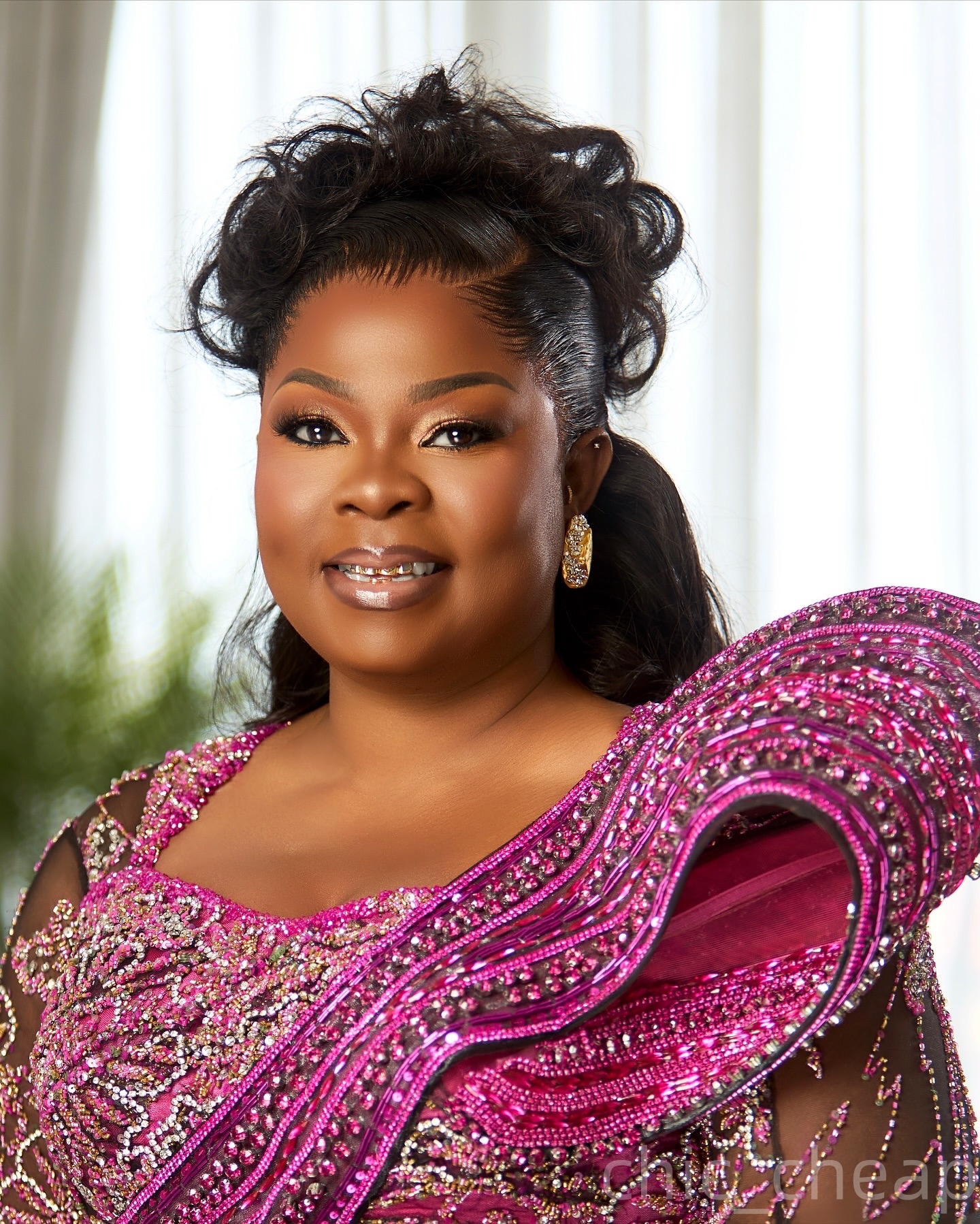 Aso Ebi Fuchsia Mermaid Prom Dresses 2026 Floral Lace Crystals Beaded Evening Formal Party Second Birthday Engagement Gowns Plus Size Dress For Specia