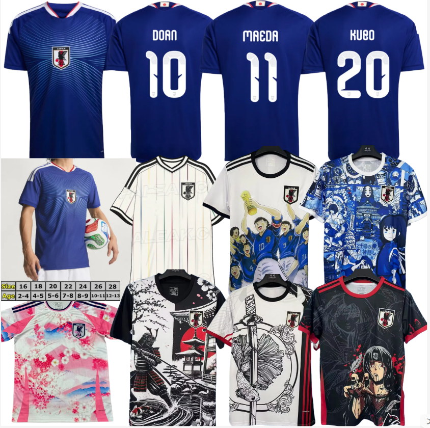 25 26 new Japan Soccer Jerseys World Cup MINAMINO TOMIYASU TSUBASA Mitoma Maeda maillot japon Football Shirt KYOGO Asano Ito SHIBASAKI KUBO