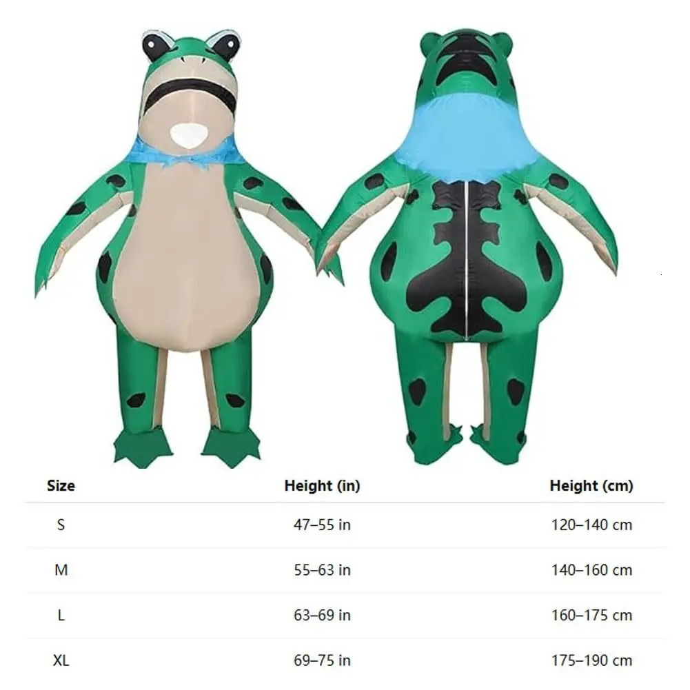 Inflatable clothing - Adult frog - Full-body luxurious and funny inflatable costume - Mens and womens - Halloween 251106 - view 5