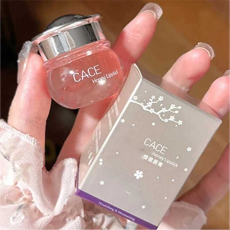 1 piece of natural honey cherry blossom lipstick waterproof and long-lasting moisturizing lipstick dry proof and moisturizing lipstick W250407