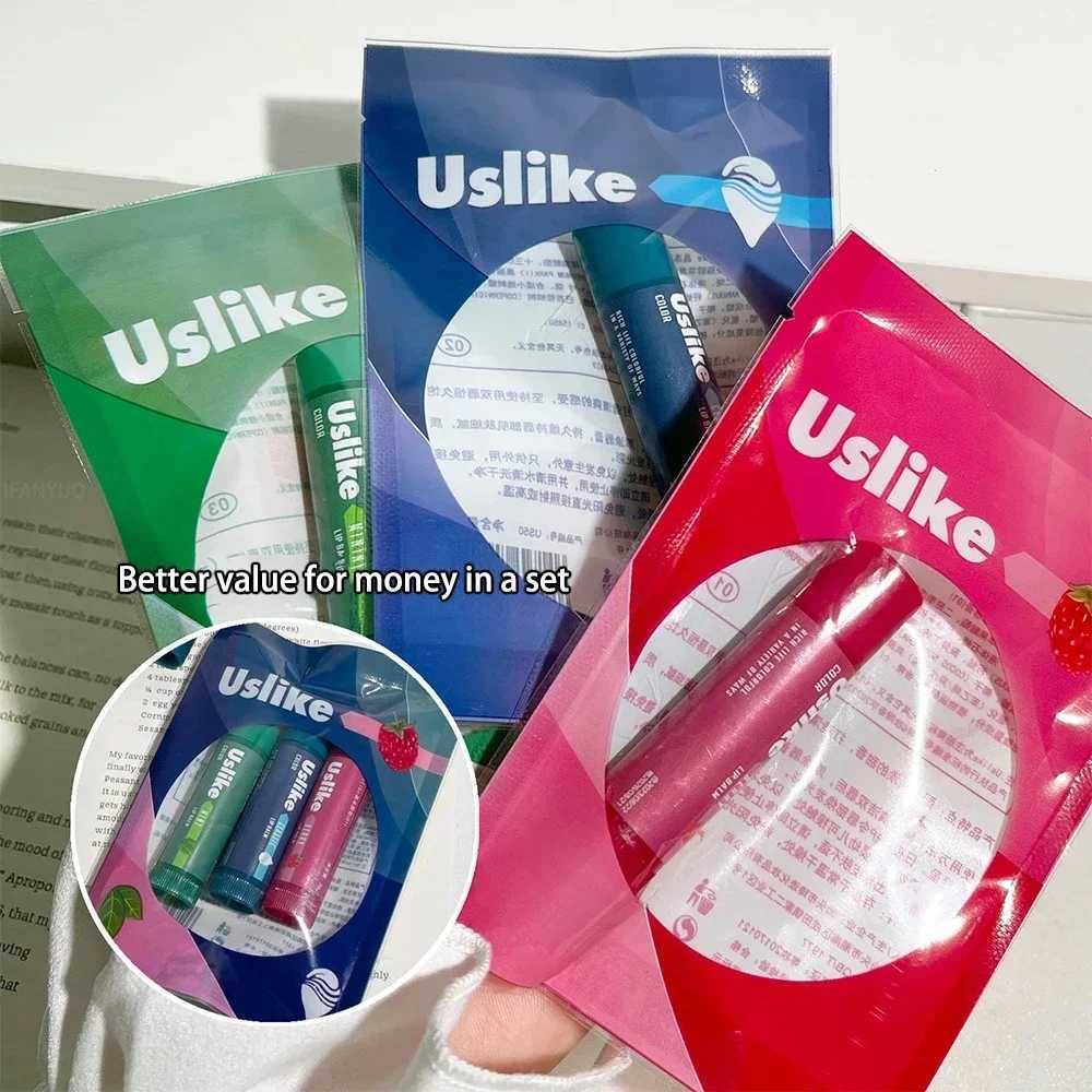 Lipstick set colorless long-lasting moisturizing lipstick facial mask lip liner lip liner care transparent lipstick primer W250407