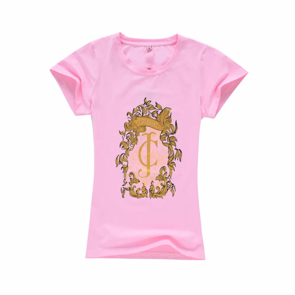 Womens Tshirt Summer Printed Letter Girls Casual Top 250407