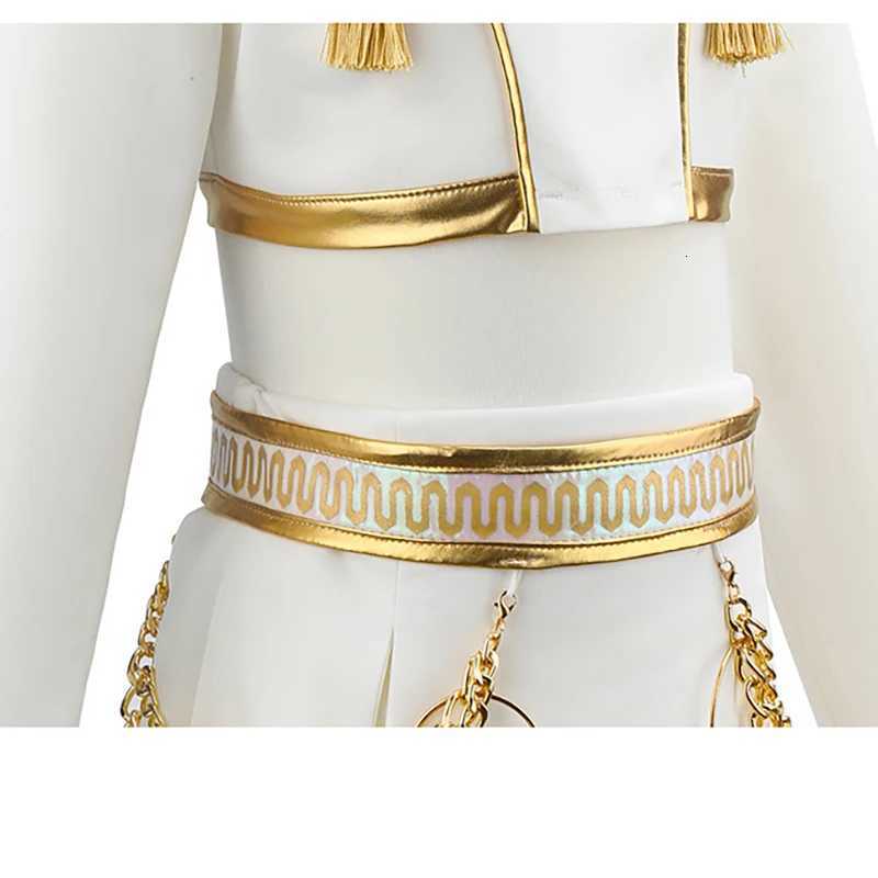 KPop Demon Hunter Zoey Cosplay Costume XMAS Uniform Idol Stage Show Zoey Costume Roleplay Party Clothing Tops Skirt Props Set K251107