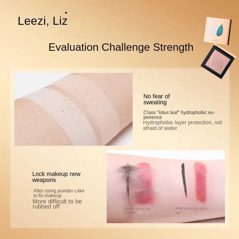 Leezi Pressed Face Powder Makeup and Set Powder Luxury Makeup Bronze Powder Lightweight High Coverage Foundation KoreaXJ250407