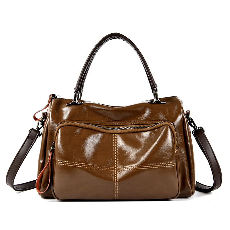 2025 New Pillow Bag Women's Retro Fashion Large Capacity Tote Bag Texture Crossbody Shoulder Handbag