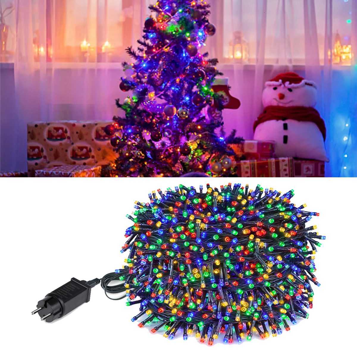 30M 300LEDs LED Fairy String Lights Garlands Waterproof Outdoor Garden Street Christmas Tree Wedding Party Decoration 220V 110V W251107