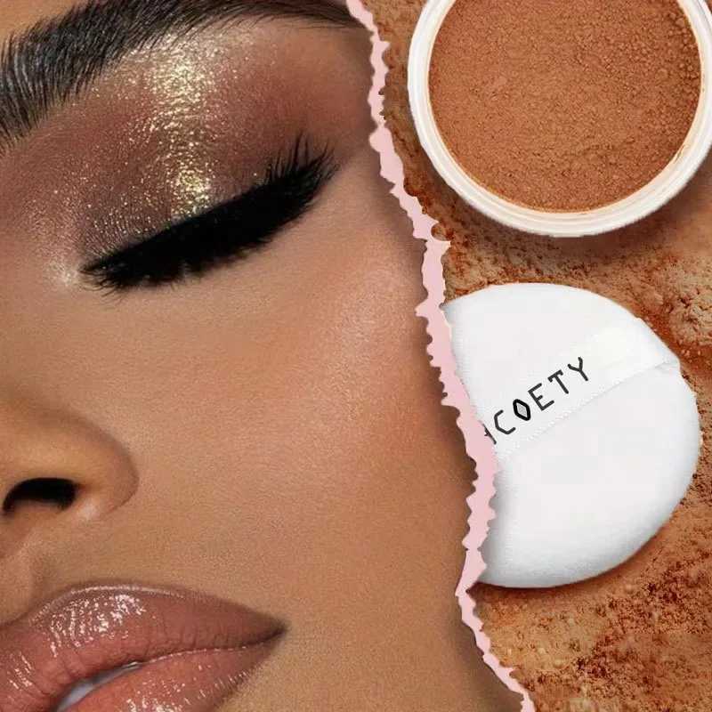 Oil control loose powder Natural smooth waterproof makeup powder Soft concealer High gloss mineral powder cosmeticsXJ250407