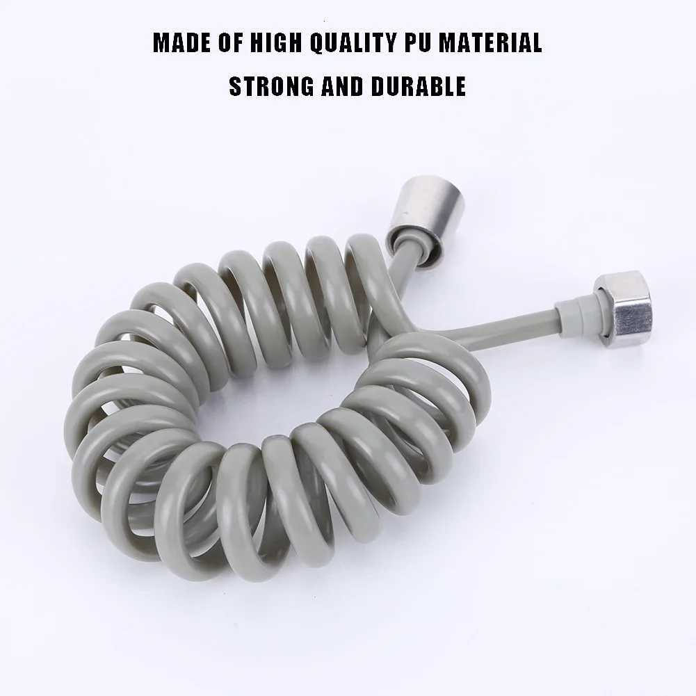 2/3/4 Meters Water Plumbing Hose ible Connect Pipe Plastic Soft Hose Tube Anti-wrap for Bathro Water Toilet Bidet Sprayer Y251107