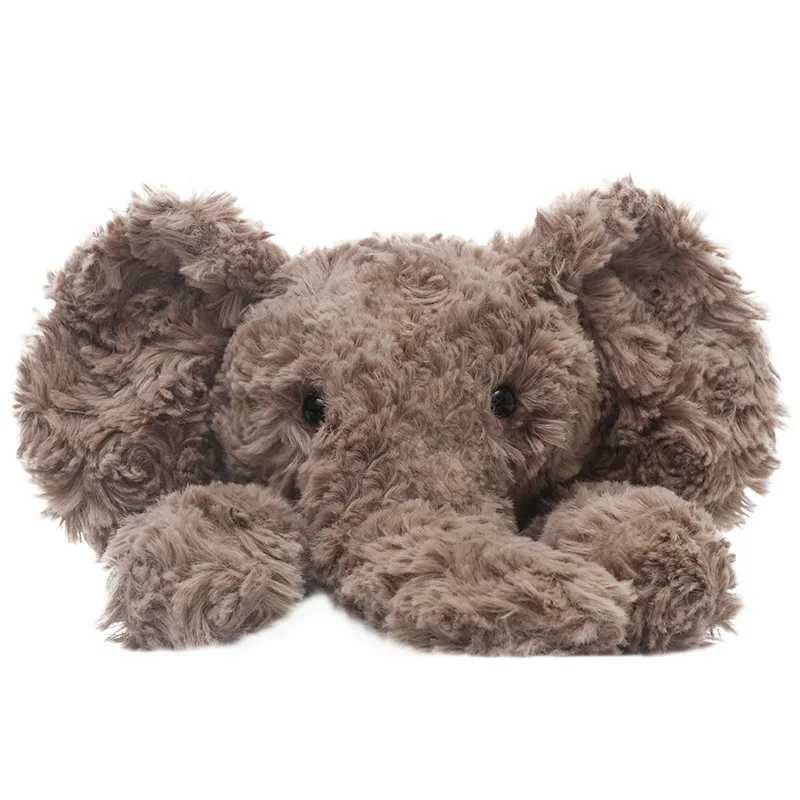 35cm Cuddly Elephant Hippo Fox Plush Toys Ultra Soft Stuffed Animals for Baby Sleeping Companion Room Decor Kids Birthday Gifts C251107