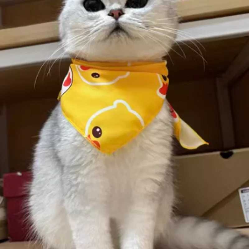 High Quality Fashionable dog triangle shoulder strap animal pattern pet triangle scarf with adjustable soft bib suitable for small medium and large do