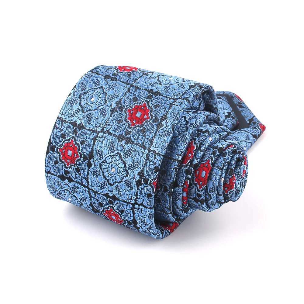 New Classic Paisley Tie For Men We Floral Woven Neck Tie For Wedding Business Suits Man Ties Jacquard Mens Necktie Gravatas X250407