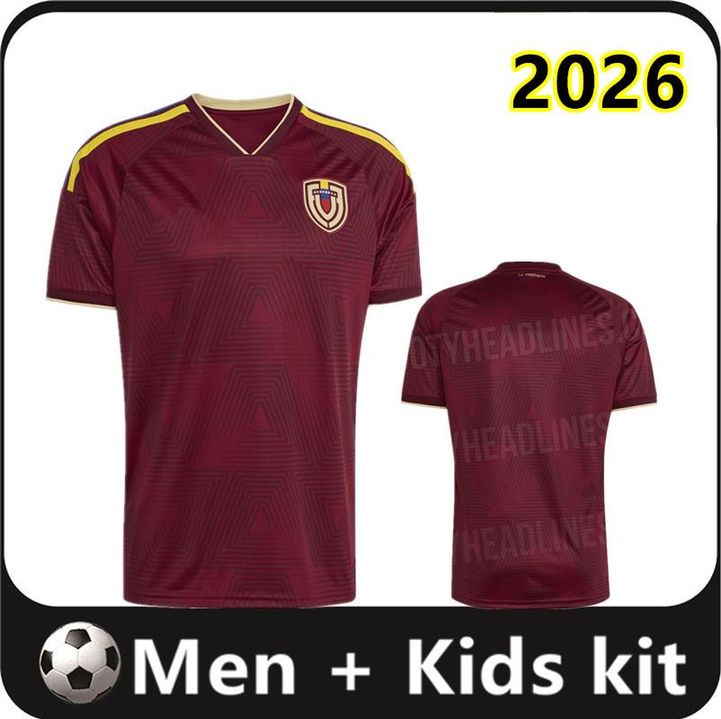 2026 2027 World Cup Venezuela Soccer Jerseys national team SOTELDO SOSA RINCON CORDOVA BELLO JA.MARTINEZ RONDON OSORIO MACHIS 26 27 football shirt men kids kit S-4XL