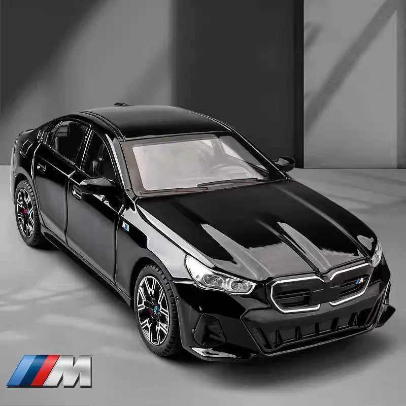 1 24 BMW I5 M60 THE M6 IM alloy micro car die-casting metal proportion car model sound lightweight simulation childrens toy car giftXJ250407