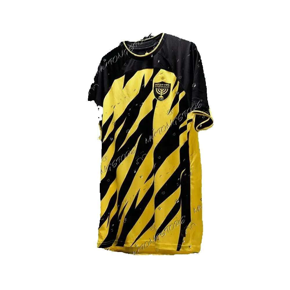 Children and adults oversized Israeli football tops, fashionable men's clothing, training T-shirts, Beitar Jerusalem jerseys