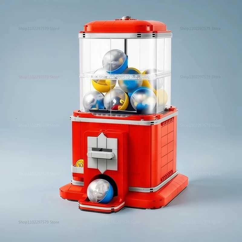 2025 New Vending Machine Building Blocks Set 1343pcs DIY Play Game Toy Gift for Kids Boys Girls Educational Fun Birthday Party Y251107
