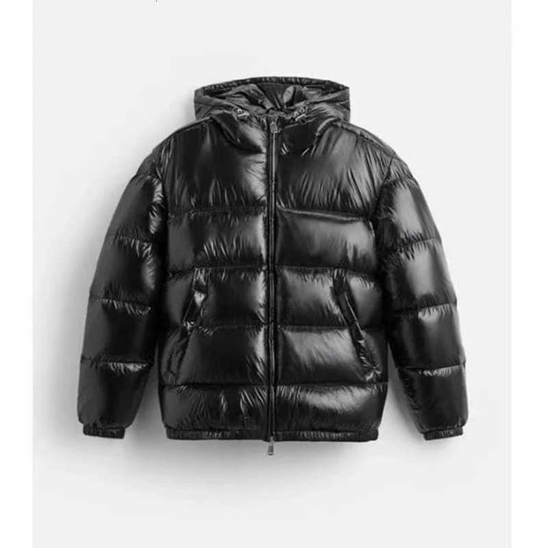 Mens Winter Cotton Jacket Solid Color Cold Proof High End Padded Coat Warm Windproof Streetwear FashionT251107