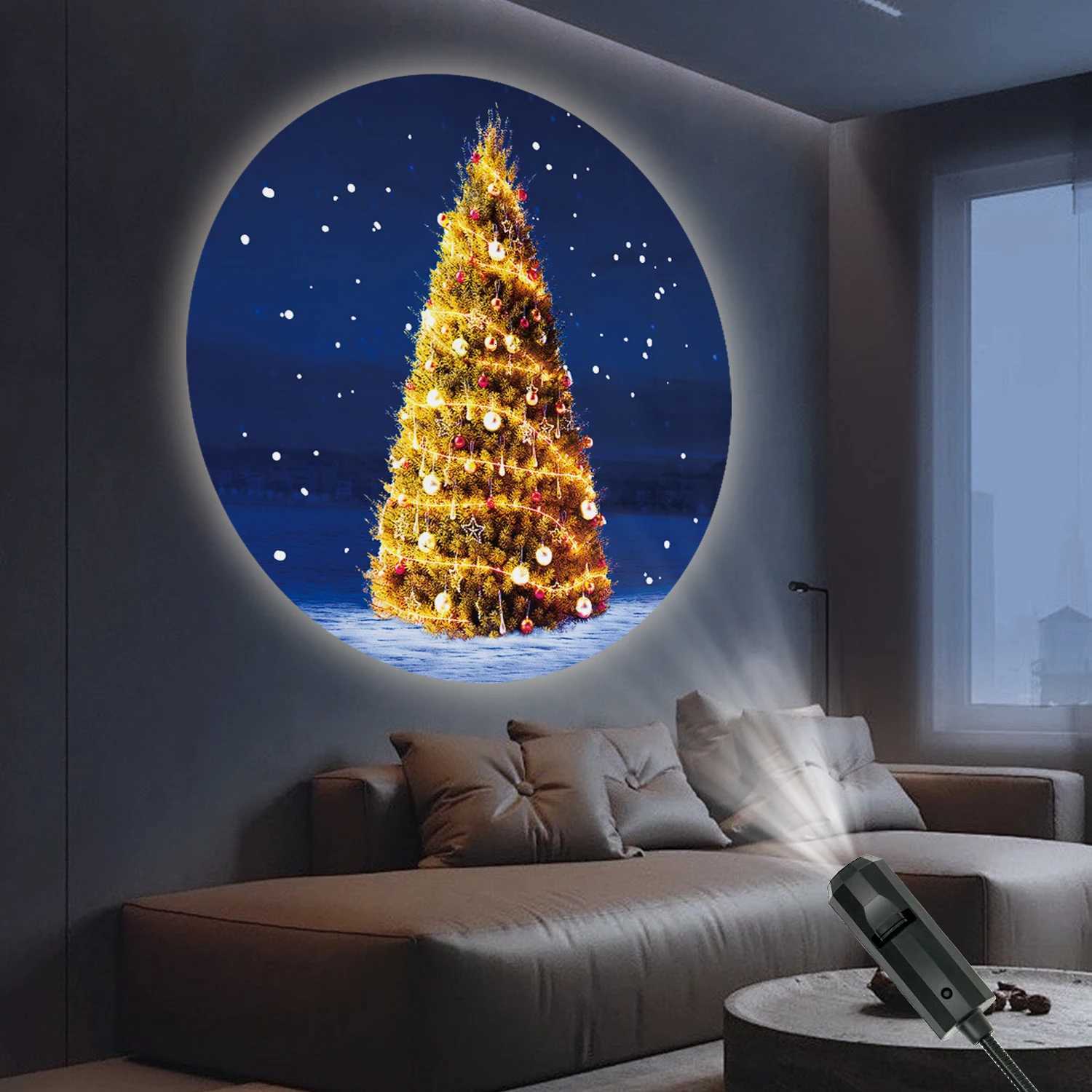 Christmas tree projection light W251107