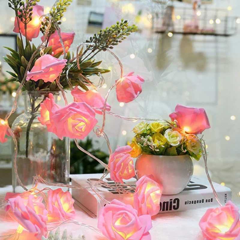 3m LED Rose Light Wedding Valentines Day Girl Room Small Garden Decoration Night Light Christmas Fairy Light Decoration W251107