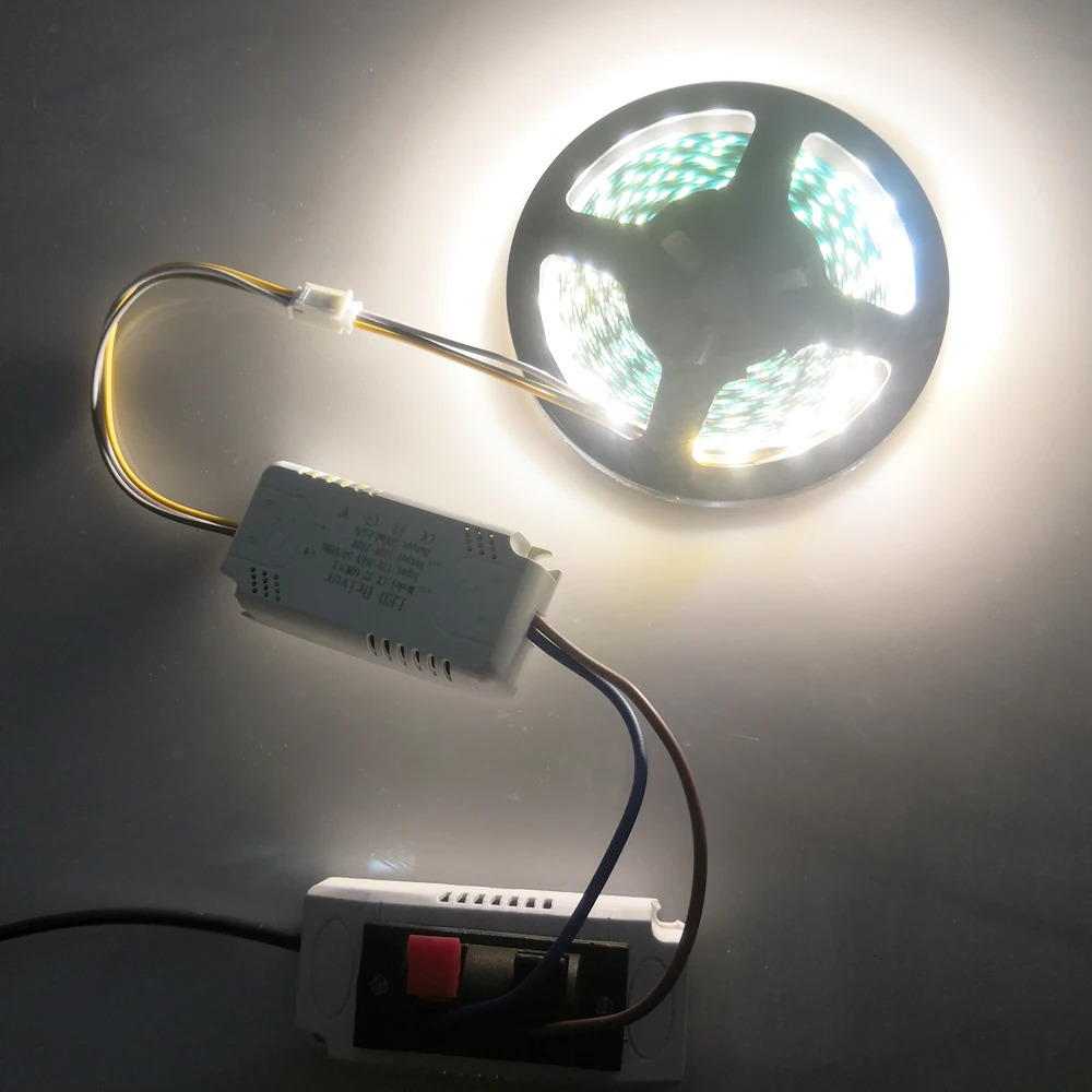 8W-160W LED Driver 3 color Adapter For LED Lighting AC220V Non-Isolating Transformer For Ceiling Light Chandelier Replacement