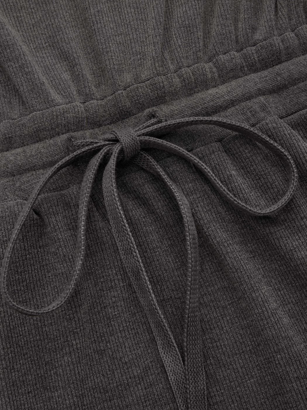 Women's Asymmetrical Off-shoulder Knit Mini Dress with Drawstring Elastic Waist For Daily Casual