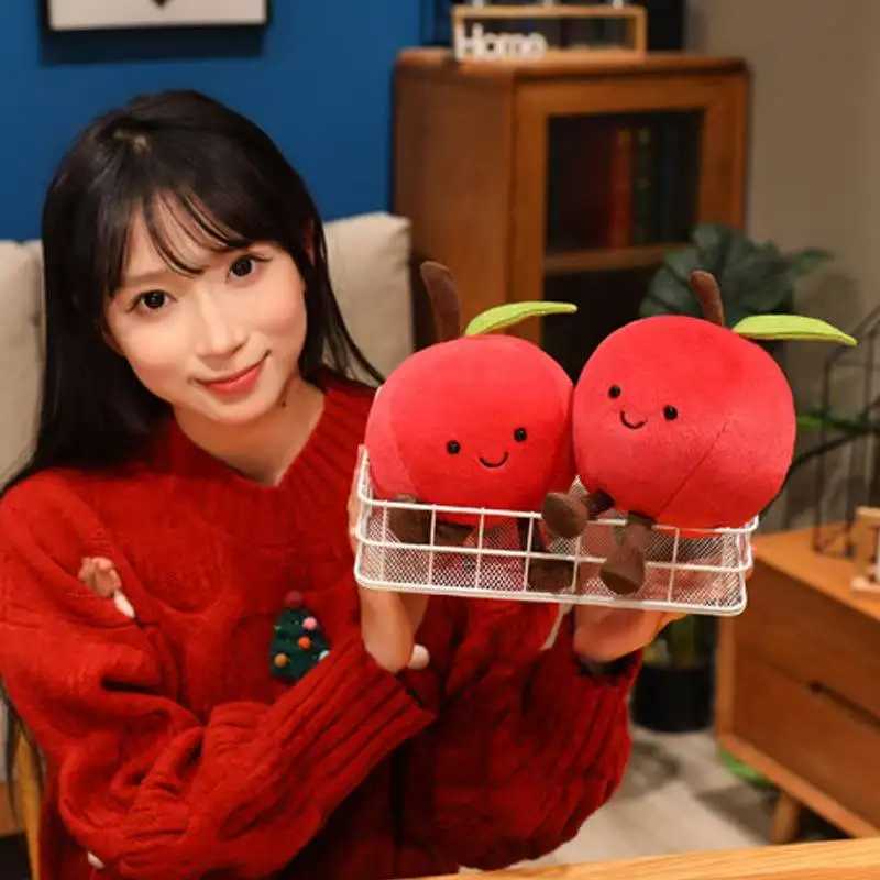 The latest Christmas tree safety fruit figurine Kawaii stuffed plush toy figurine cartoon anime cute gift fun doll Christmas C251107